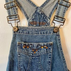 Girls denim overalls